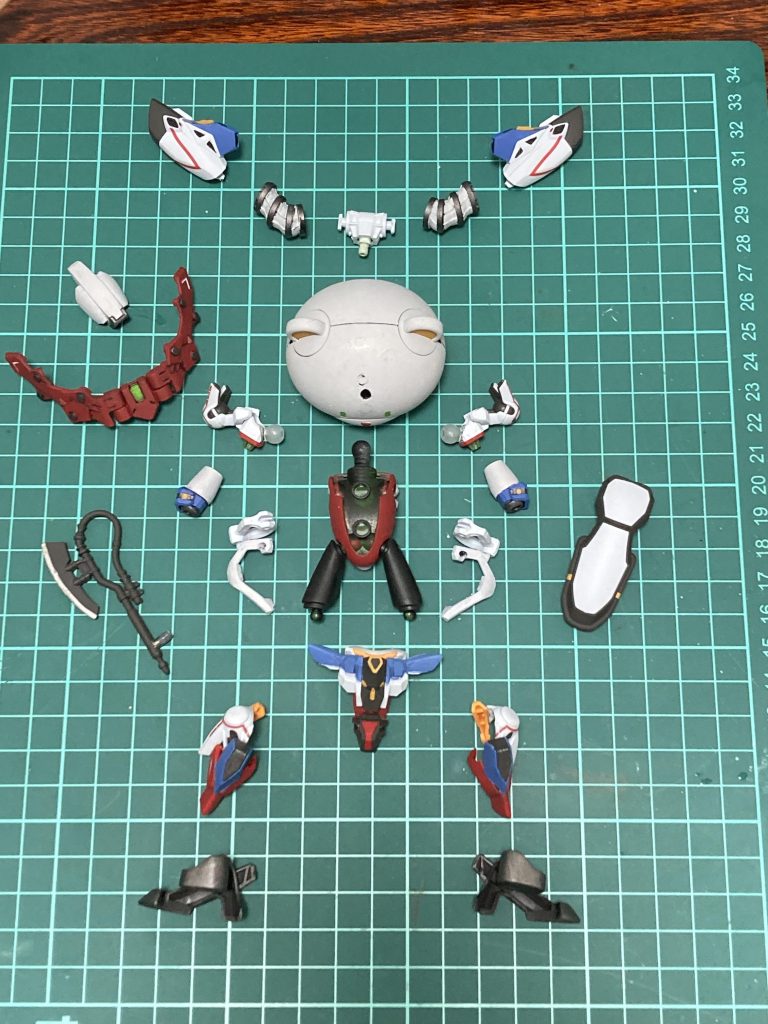 パーツ構成です。