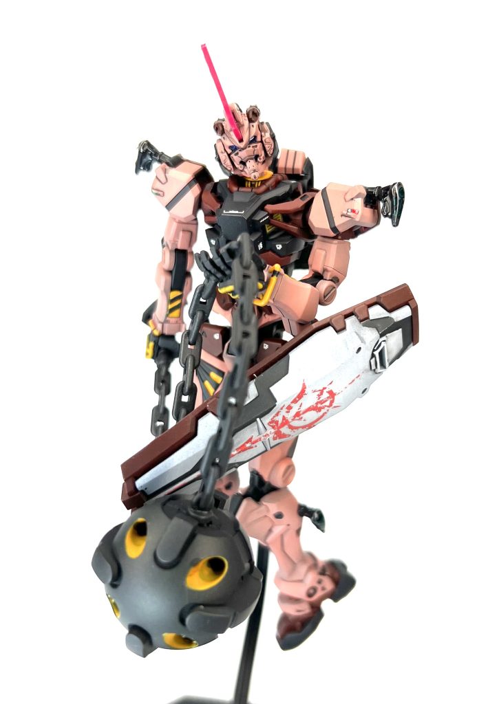 シュレミが買えなかったので…。ハンマー持ちのピンク系統で一本角！