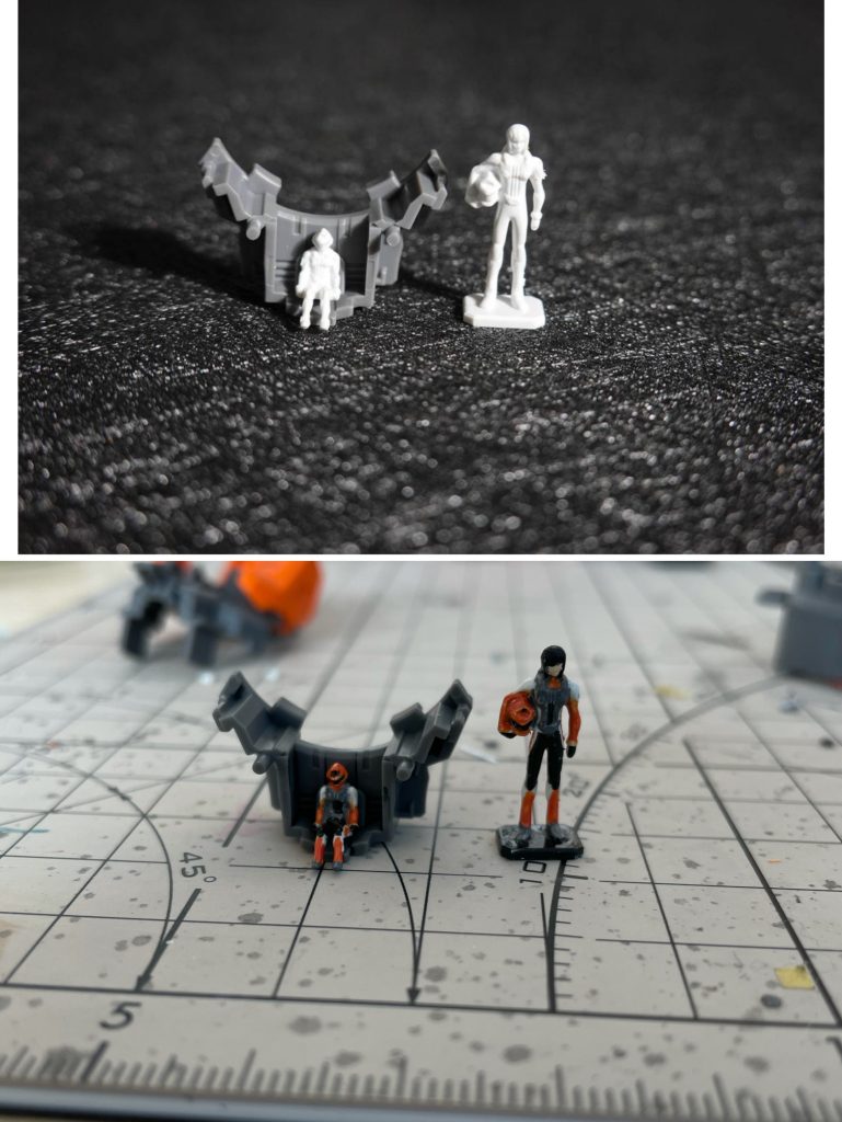 フィギュアパイロットを塗装