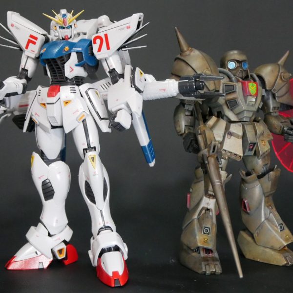 MG　ガンダムF９１　と　デナンゾン