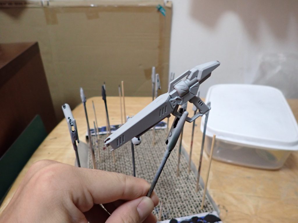 メッサーF02指揮官機–3枚目/制作者：アンジェロのプラモデル工房