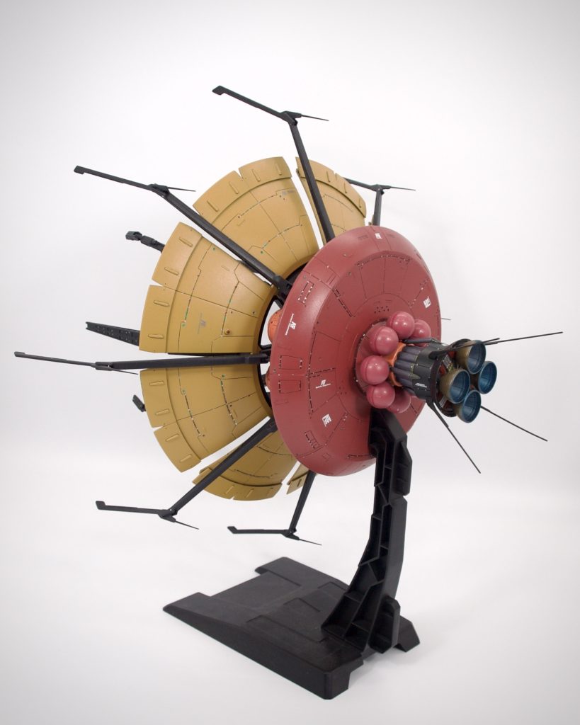 後側からエンジンノズル周辺の造形も素晴らしいさすがEXモデルです