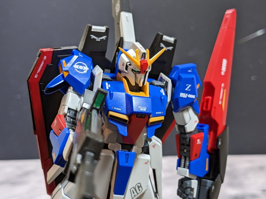 お手軽に完成＆撮影、リヴァイブ版Zガンダム
