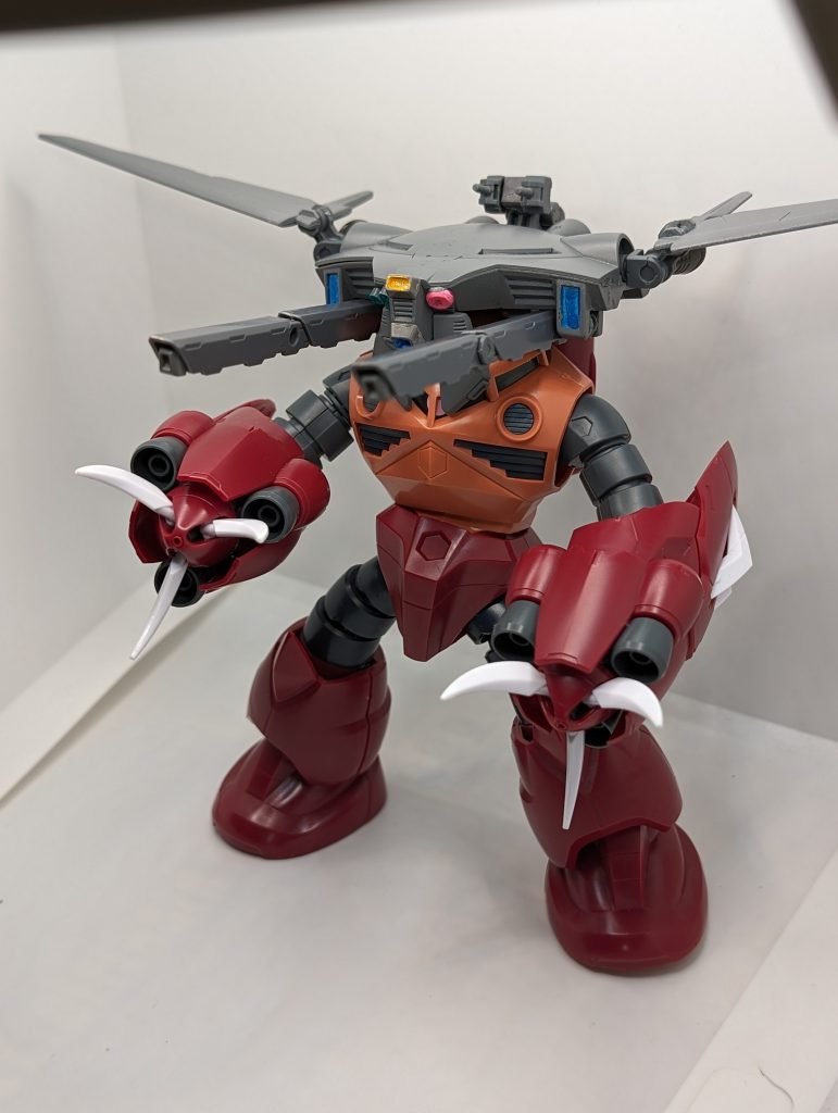 アメイジングストライクルージュ＋I.W.S.P. ではちゃんと接続してますがこちらは本当に頭の上に乗せただけ