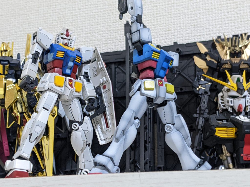 rgガンダムとのツーショット