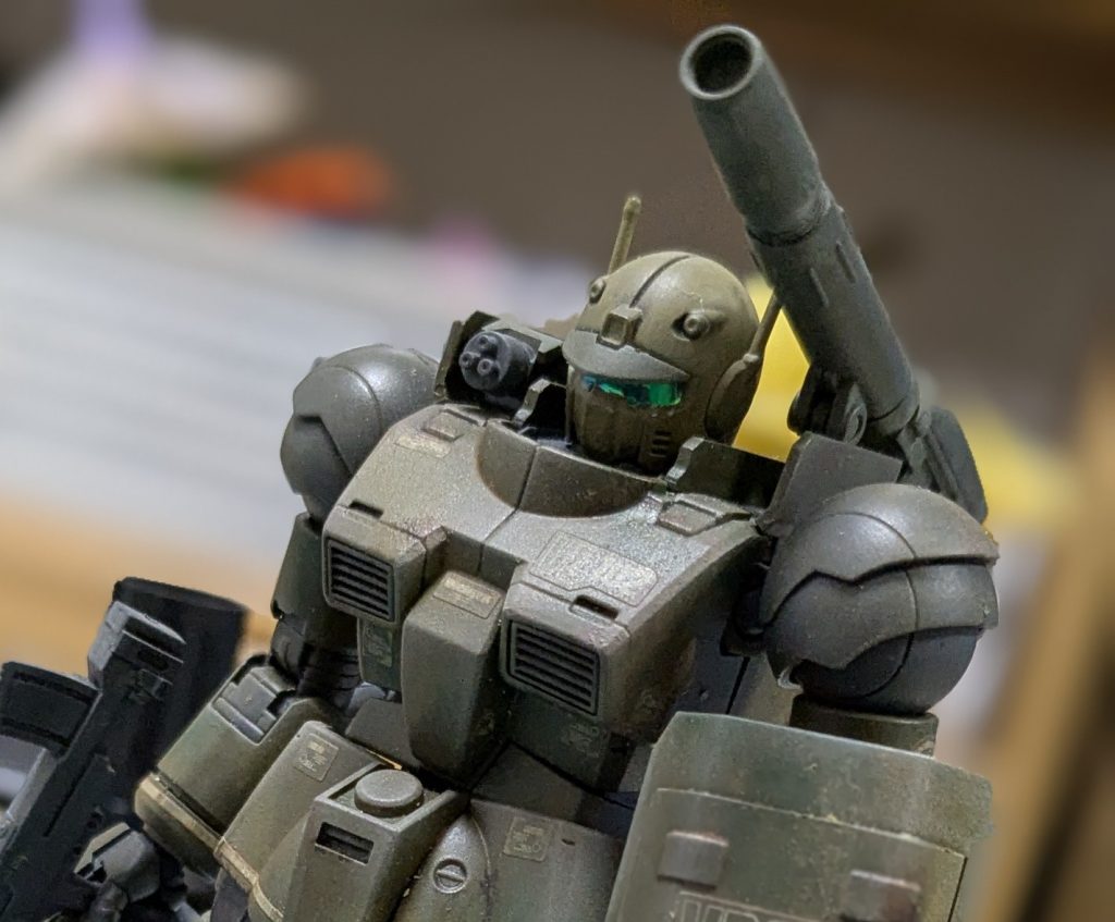 ガンキャノン　迷彩塗装　筆塗り–9枚目/制作者：おやじ