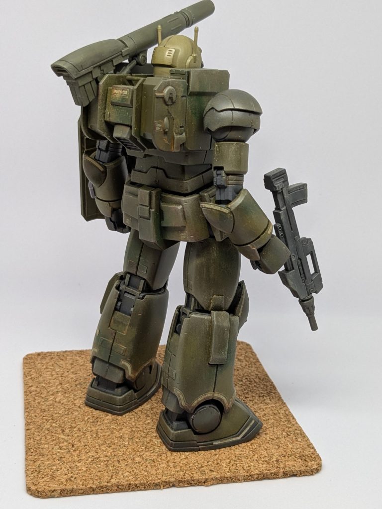 ガンキャノン　迷彩塗装　筆塗り–4枚目/制作者：おやじ