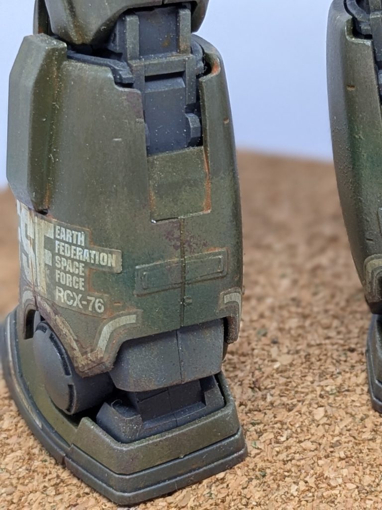 ガンキャノン　迷彩塗装　筆塗り–6枚目/制作者：おやじ