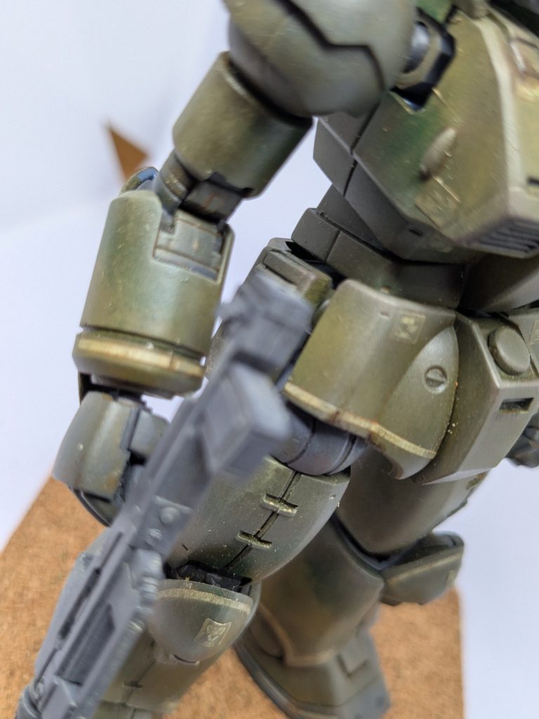 ガンキャノン　迷彩塗装　筆塗り–5枚目/制作者：おやじ