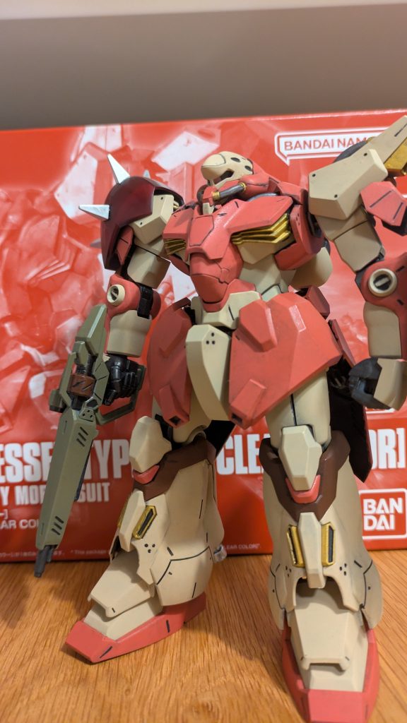 HGUC メッサーF01型クリアカラー（筆塗り全塗装）