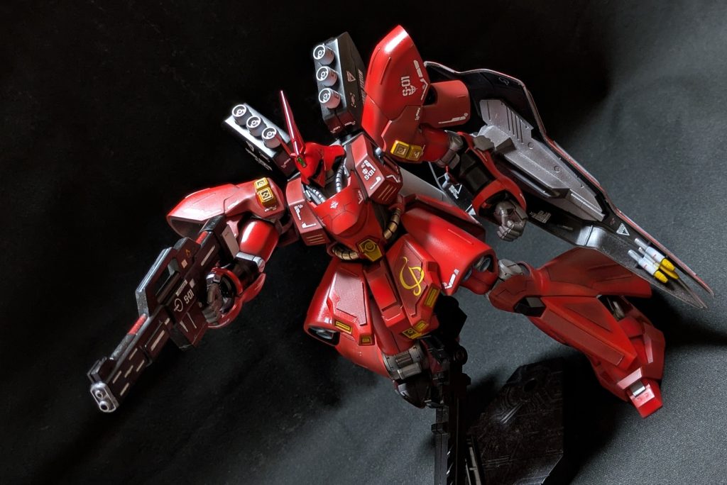 ということで、息子にポージングしてもらいました。