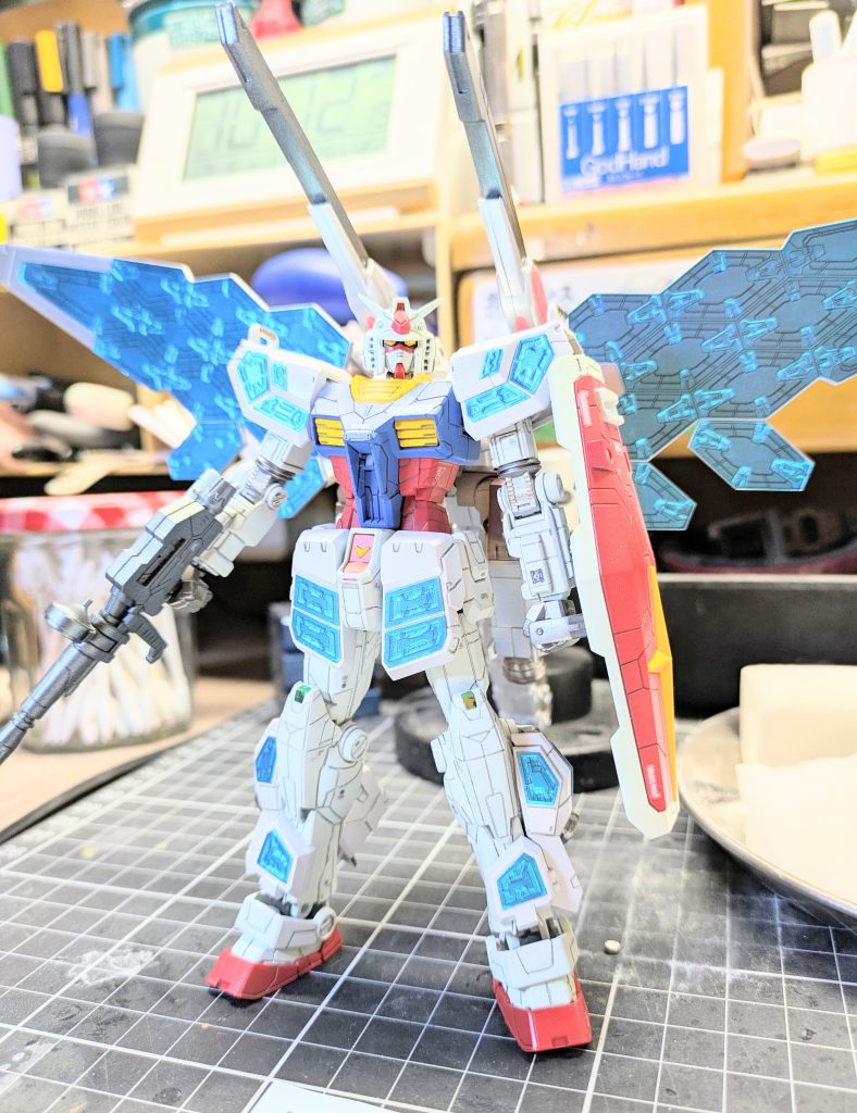 そしてグラスフェザー装着👍️ 完成時の歓喜ショット✨️