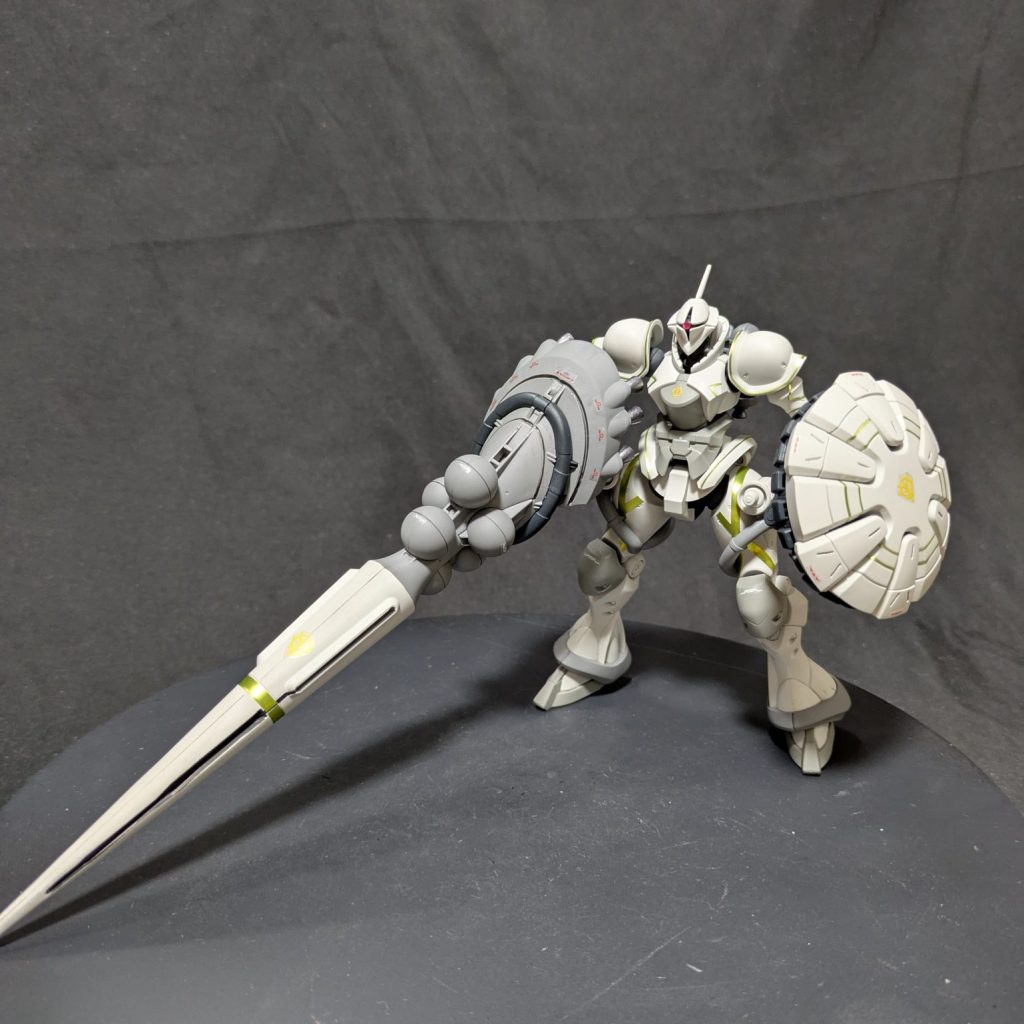 HGゲルググ ボカタ機　エグザベ専用　ギャン　(ハクジ装備) HG 1/144 エグザベ専用ギャン(ハクジ装備) ゲルググ スガイ機