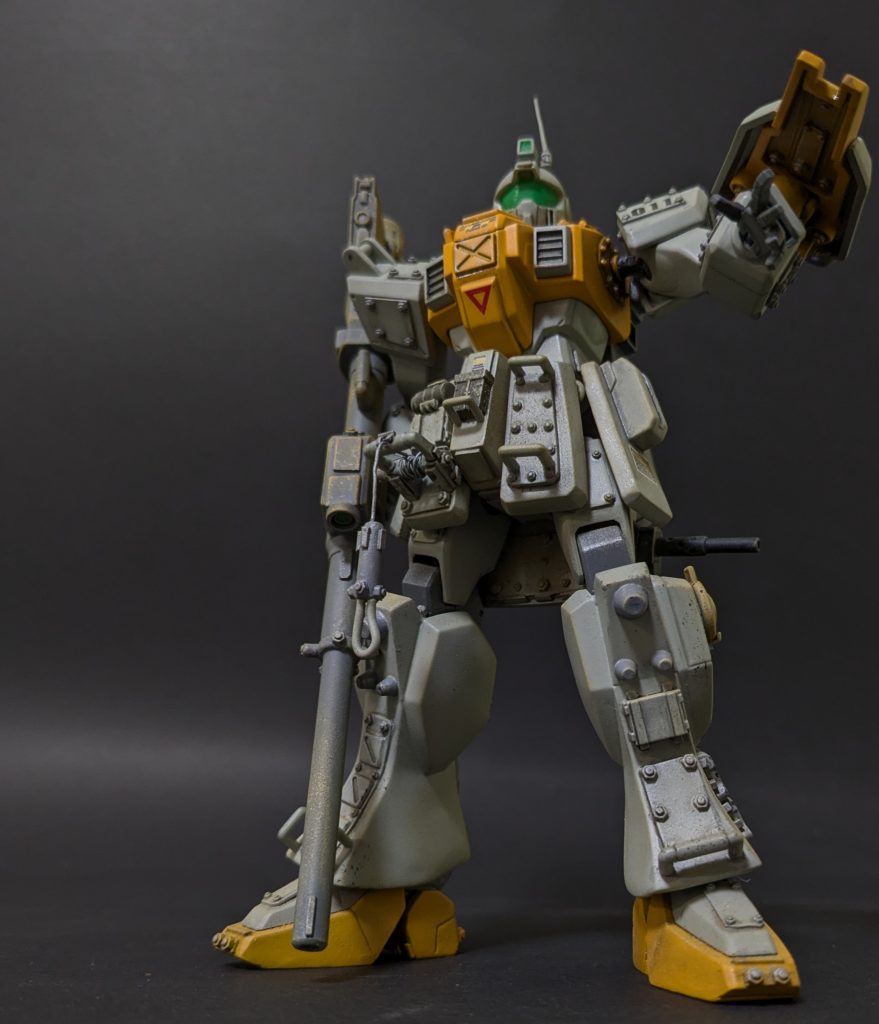 模活1周年作品　第11弾旧キット1/144　陸戦型ジム局地戦仕様
