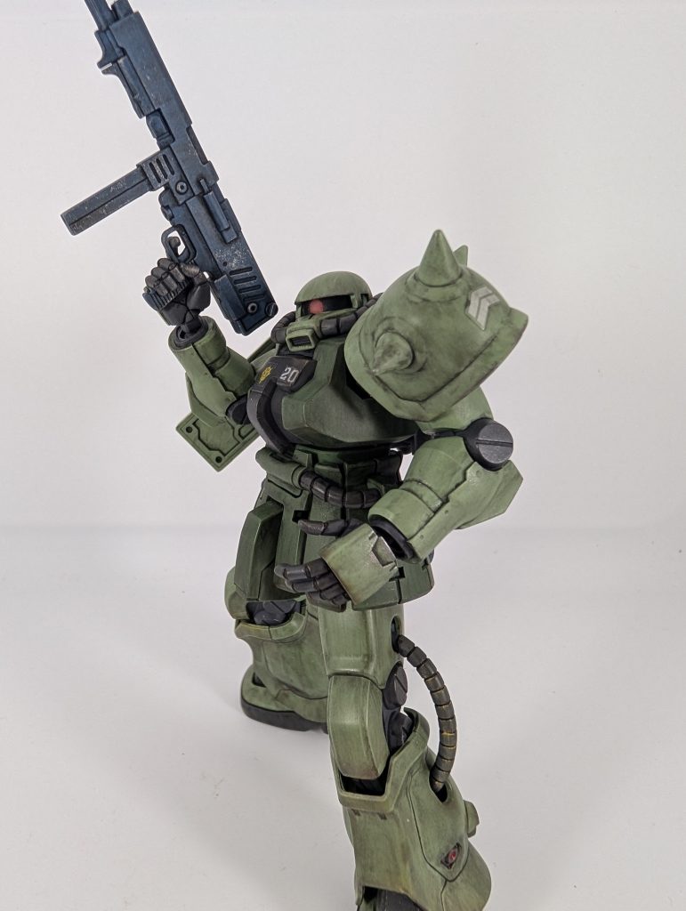ザクだけどジムよりは強そうに見えます(zaku-kao6)はい、贔屓です（笑）