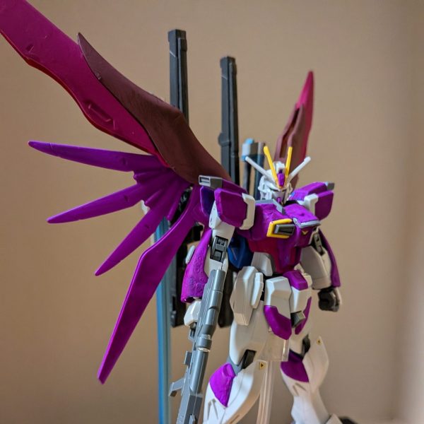 mg デスティニーインパルス　塗装品 MG1/100 デスティニーインパルスガンダム オリジナルカスタム