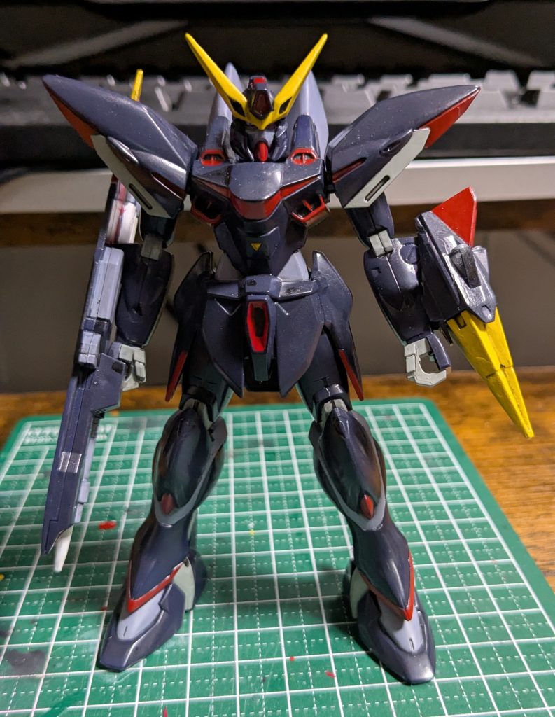 造形色も私のイメージとはちょい違う感じだったので全塗装。どーしても赤い部分の塗りはくすんでしまいますが、私てきには及第点は取れた気がしています。合わせ目消し?そんな概念は私のコレクションシリーズ工作においてもはや存在しません。