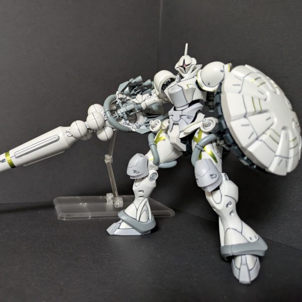 HGゲルググ ボカタ機　エグザベ専用　ギャン　(ハクジ装備) HG 1/144 エグザベ専用ギャン(ハクジ装備)｜yucchiiさんの