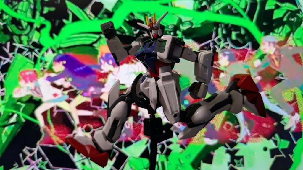 SEEDコレクションシリーズ ストライクガンダム 雑に肘膝稼働！