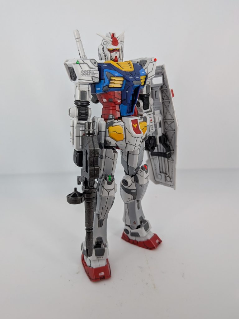 完成　万博ガンダム（グラスフェザー装備添え）