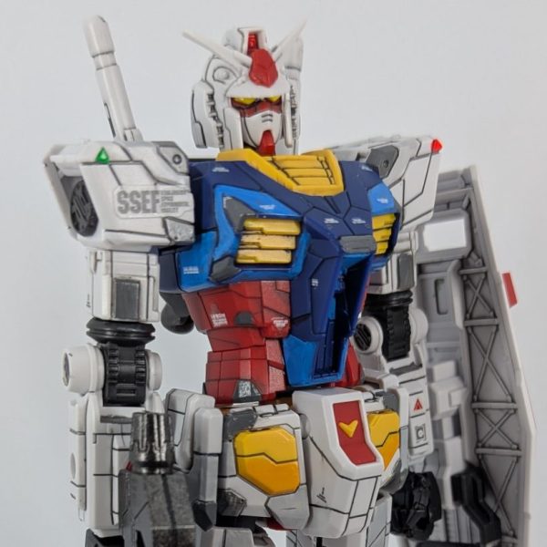 完成　万博ガンダム（グラスフェザー装備添え）