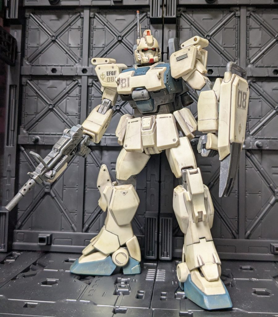HGUC ガンダムEz-8 成型色仕上げ（部分塗装）