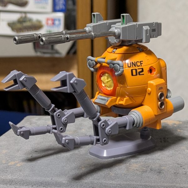 HGUC ボールK型デカール貼り完了!!これでこのボールの所属が