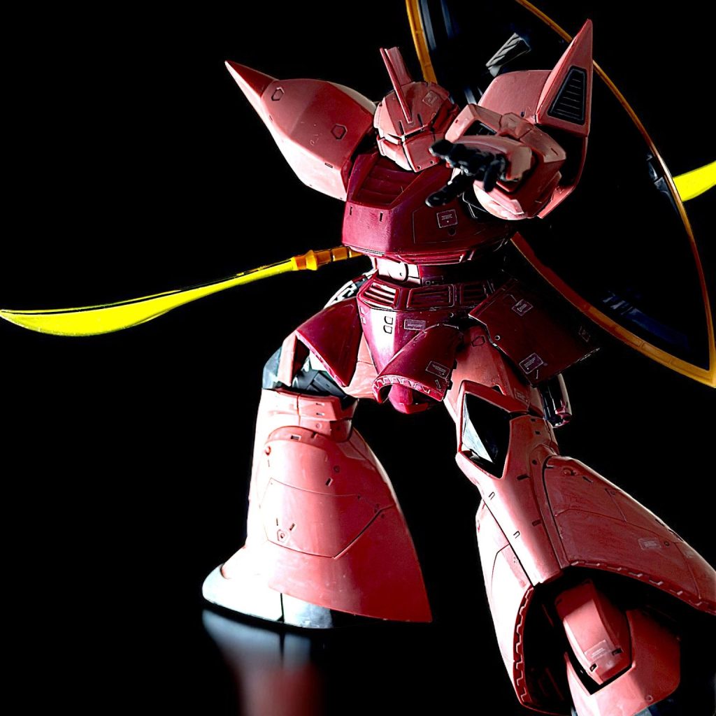 MG 1/100 シャア専用ゲルググVer.2.0｜かるまさんのガンプラ作品