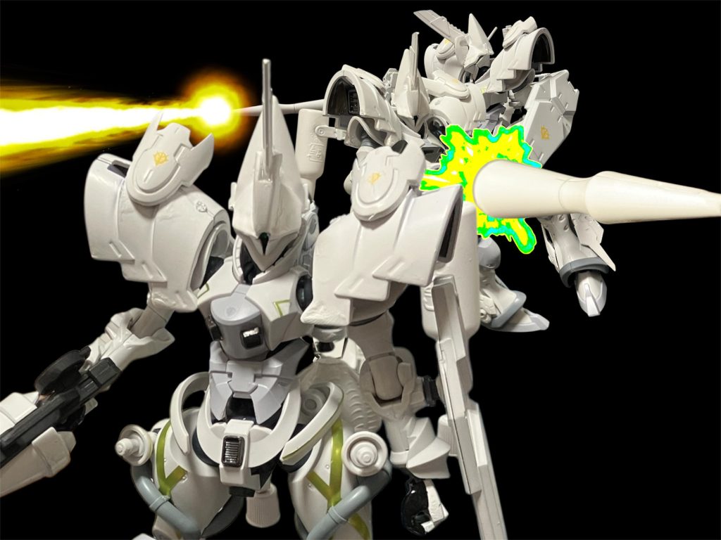 ハクジを基にしたショットランサー「ミニハクジ」！？ビーム砲・ショットランサー・槍無しならビームガンといういいとこ満載^_^