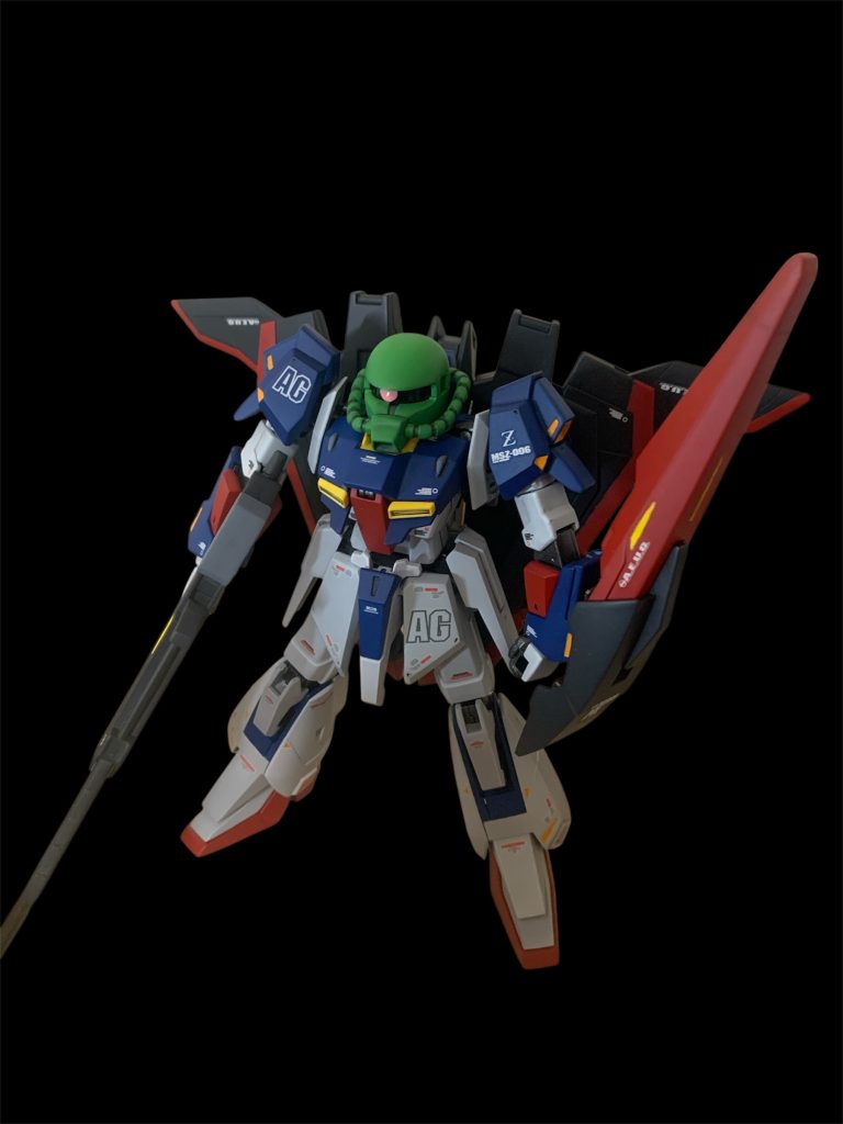 最後はゼータザクで締めます。最後までご覧いただきありがとうございました!Thank you for watching and reading!!