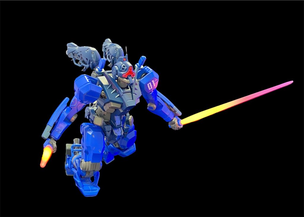 ニムバスなら二刀流だと思ったのでランナーからサーベルを作りました。