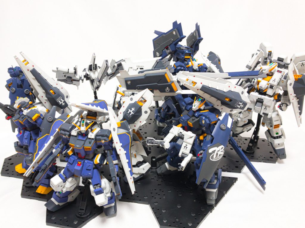 秋から作り続けてたヘイズルシリーズもこれで打ち止めです。MS7体分サポートオプション6箱分、結構なボリュームになりました。最近のプレバンはヘイズルほぼ常設販売状態でマジ助かります。