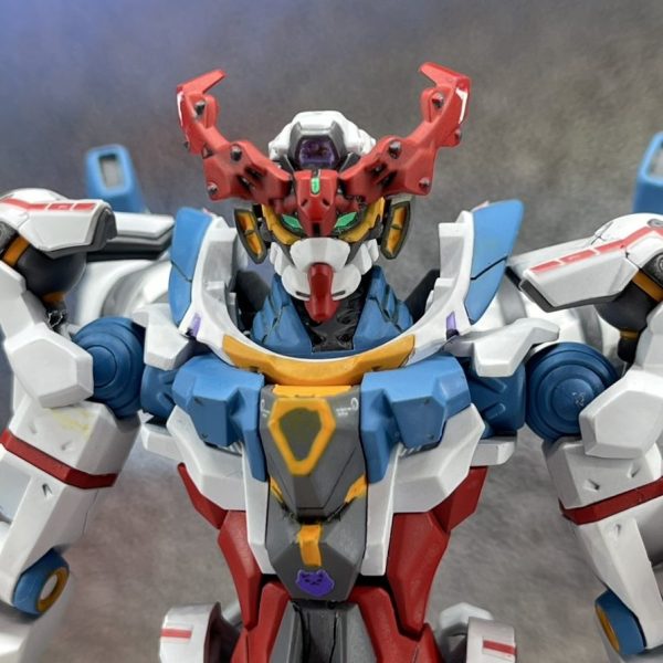 HG ジークアクス 全塗装　完成品 ガンプラ　塗り分け　2 GQuuuuuuX HG ジークアクス 全塗装 完成品 ガンプラ 塗り分け 2 GQuuuuuuX