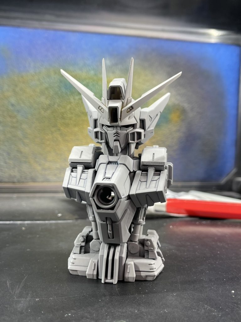 製作途中のサフ画像。サフ画像も好きで何ならこのまま飾りたくなる時もありますｗ