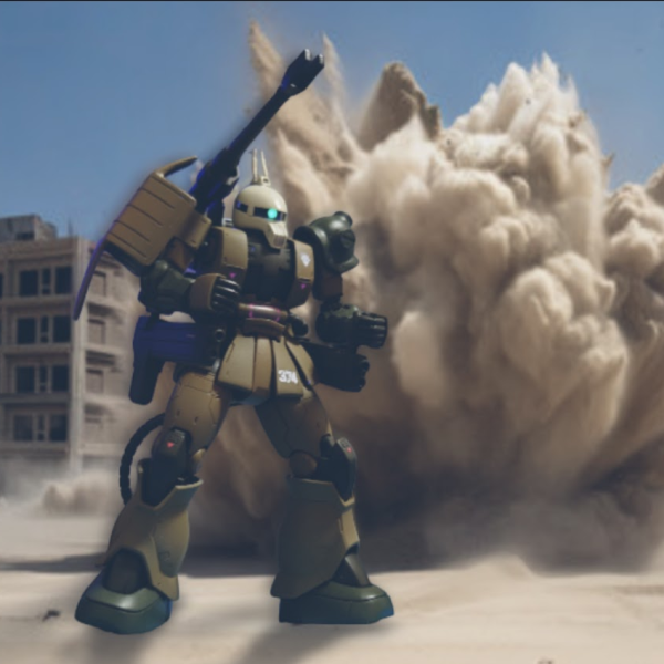 HGOG MS-06JK ザク・ハーフキャノン改