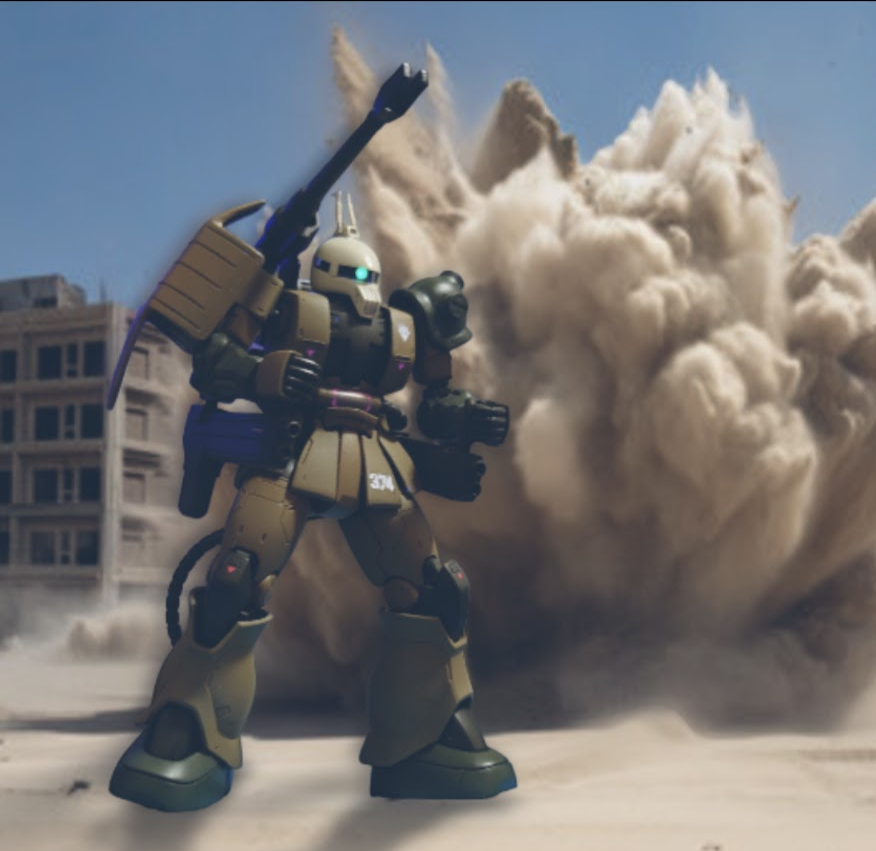 HGOG MS-06JK ザク・ハーフキャノン改