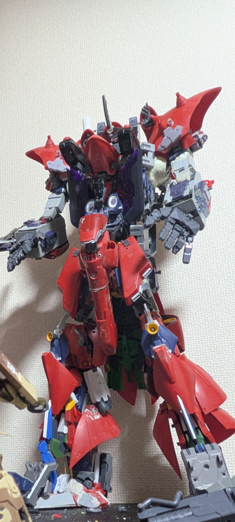 ガンダムユミル（制作途中）