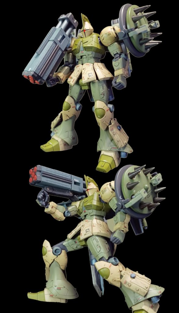 水星帰りの男:接近戦に持ち込むための牽制攻撃用にミサイルランチャー!地上戦にこれは必須だ~!助手A:あの~もういつも通りのカスタマイズじゃないですか?いつまで仮面を被っているのですかIke主任?水星旅行のお土産くださいよ~Ike主任:えっ?バレてる?いや~フライトユニットを買ったらお金なくなっちゃって、お土産無が買えなくて変装していたのだけど。。。