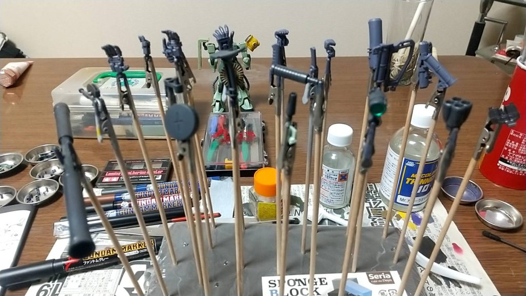 関節等筆塗りの時間は最高でした