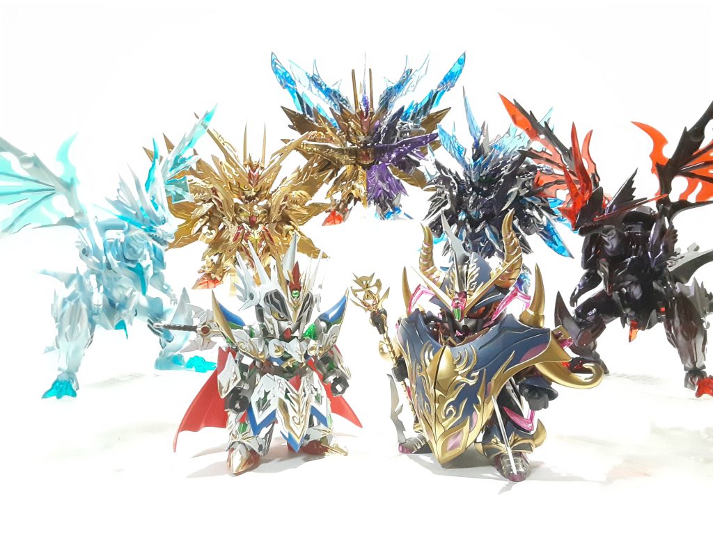 最後にスペリオルの系譜を並べて全部制作して揃えられたらこの並びを撮影したかったんですよね。それが出来て感無量です！