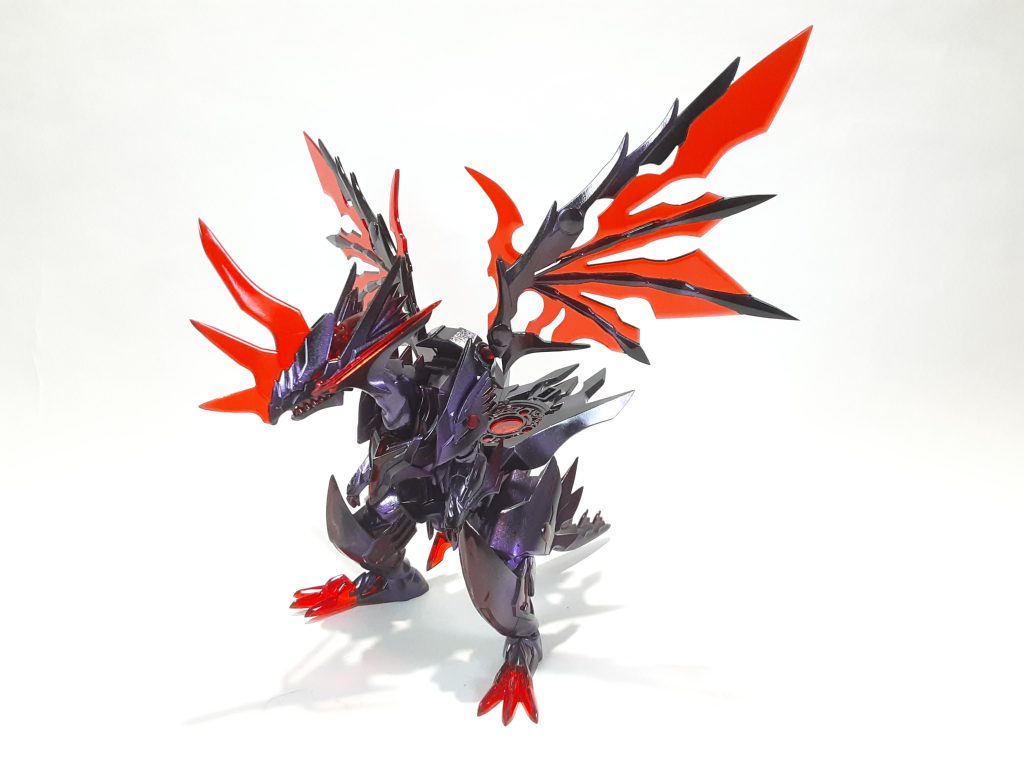 塗装は黒光りのテカテカに仕上げてます