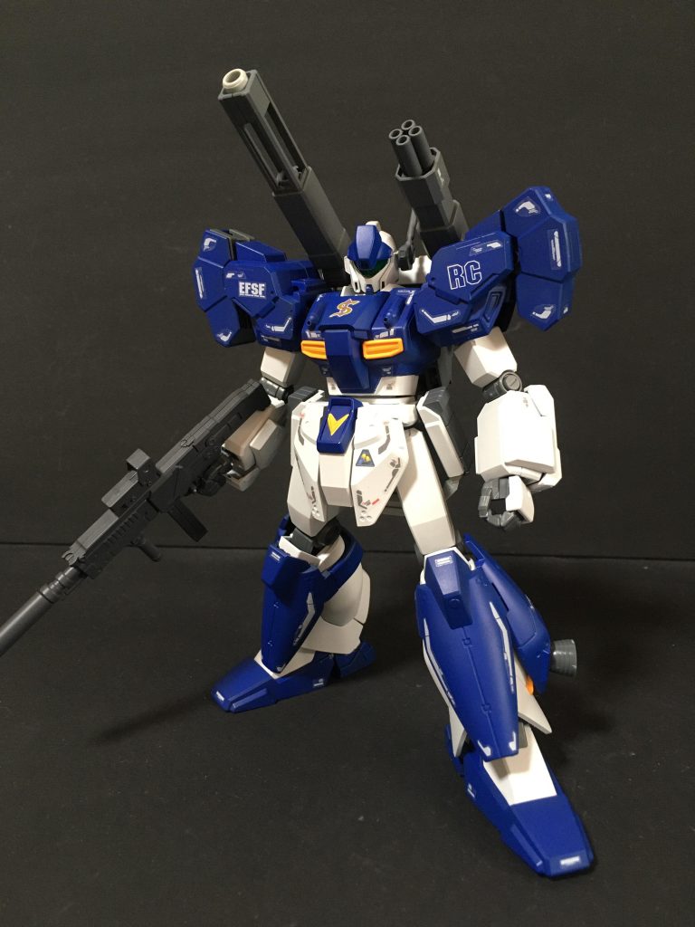 おまけで。ジェガンキャノンです。両肩はブラストマスター用にしています。