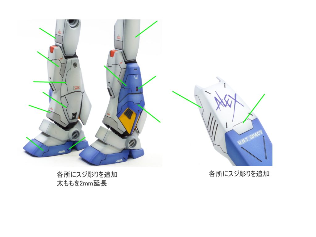HGUC ガンダム NT-1 アレックス–3枚目/制作者：gunplacraft