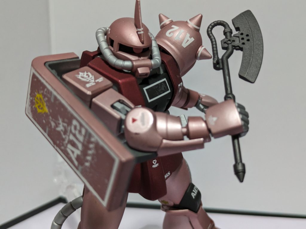 ヒートホーク・・・よりもシールドのデカールのがびがびが目立ってしましましたw