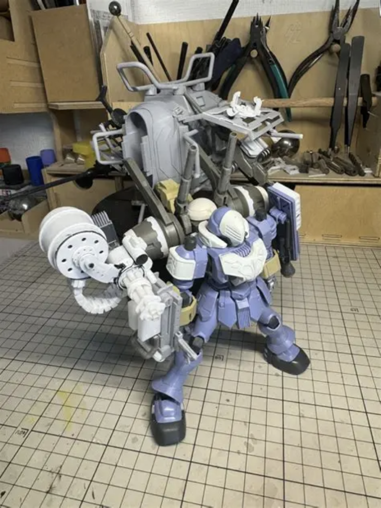 HGデミバーディングとヅダのミキシングになります。