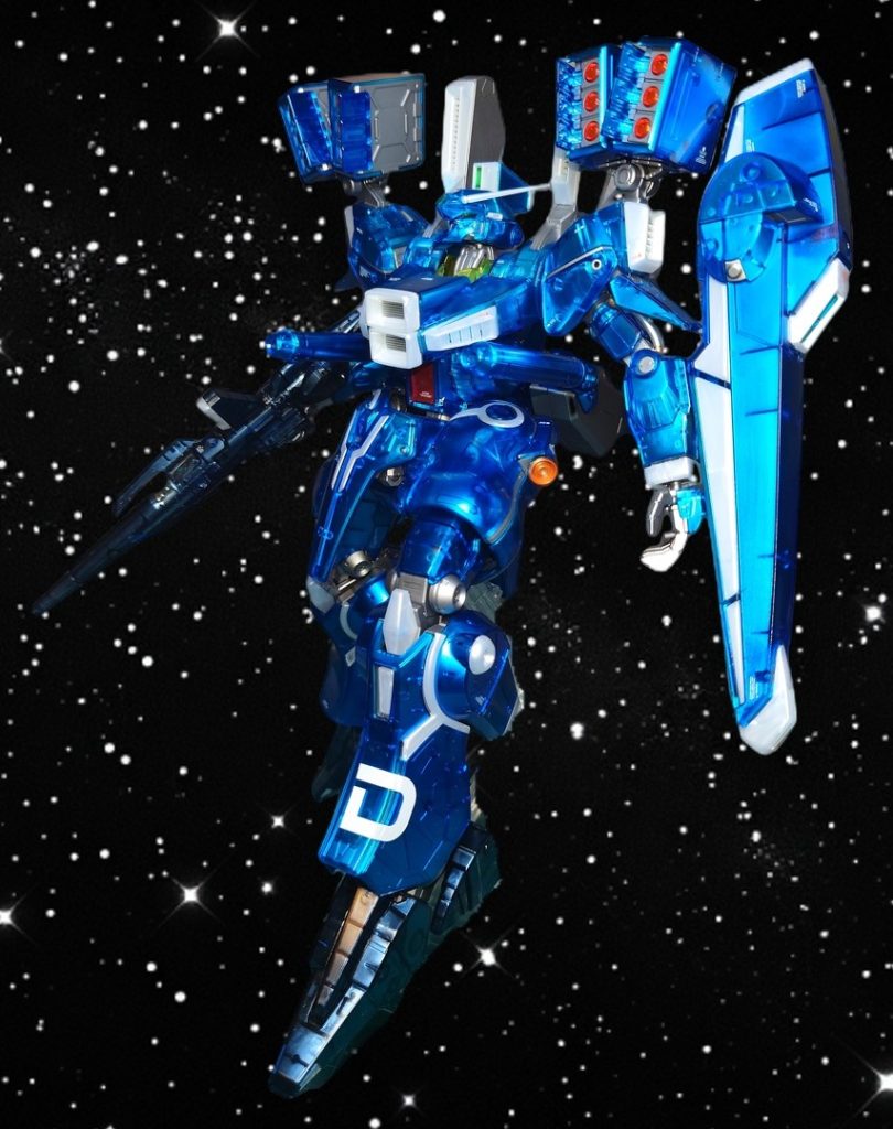 ガンダムMk-V　メカニカルコアメッキ風塗装–8枚目/制作者：フィン工房