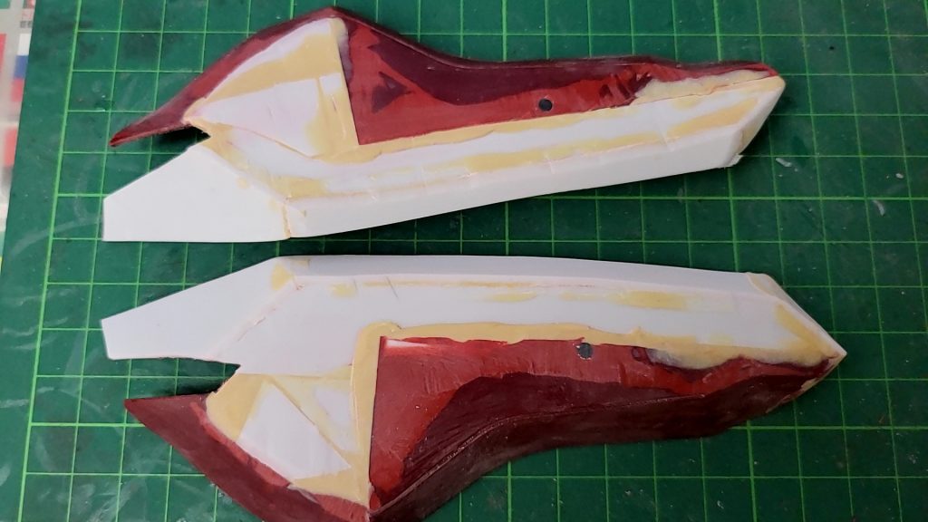 パテやプラバンで形状変更