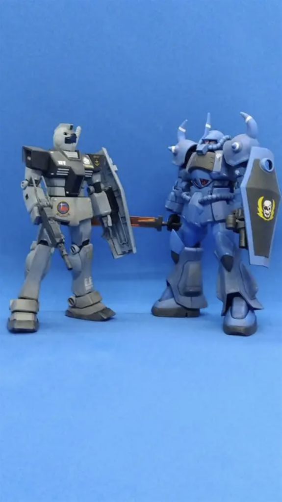 本当は100mmマシンガン二丁にしたかったですがそこは我慢。