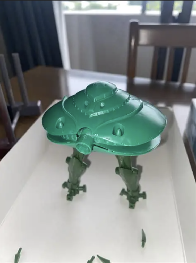 仮組です。シンプルです。