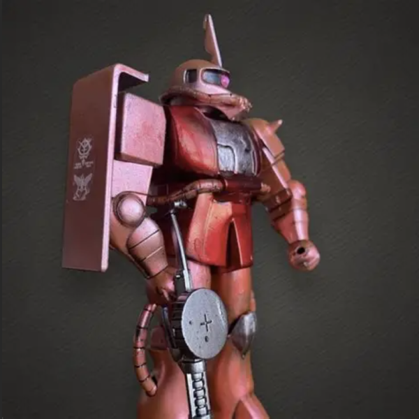 旧キットシャア専用ザク　1/144 リペイント